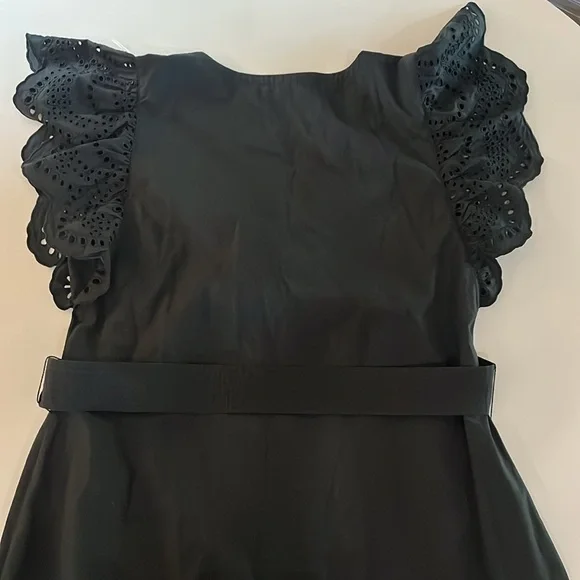 Rails Gia Eyelet Sleeve Dress, Black - M - Picture 7 of 9
